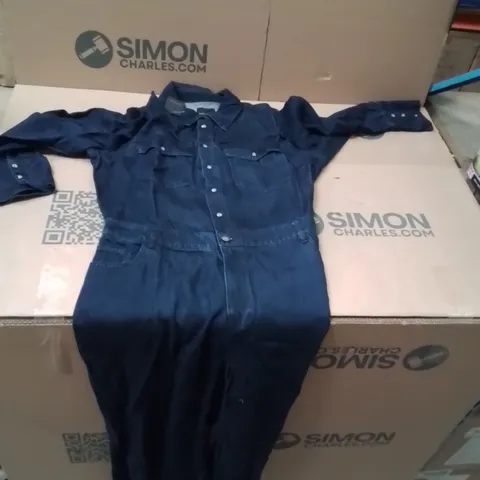 BOXED BRAND NEW APPROXIMATELY 6 ANTHOLOGY BOILERSUIT INDIGO SIZE 16