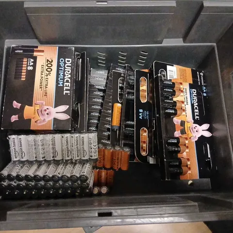 LARGE QUANTITY OF ASSORTED BATTERIES