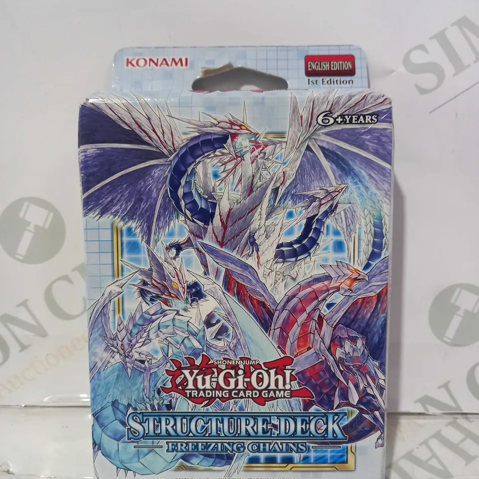 KONAMI 1ST EDITION YU-GI-OH TRADING CARD GAME STRUCTURE DECK - FREEZING CHAINS
