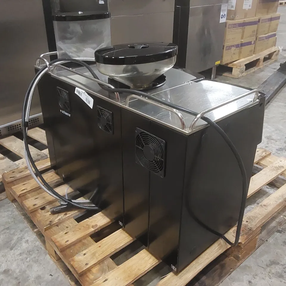 SCHREARER COFFEE ARTS PLUS MACHINE DOUBLE HOPPER COMMERCIAL COFFEE MACHINE