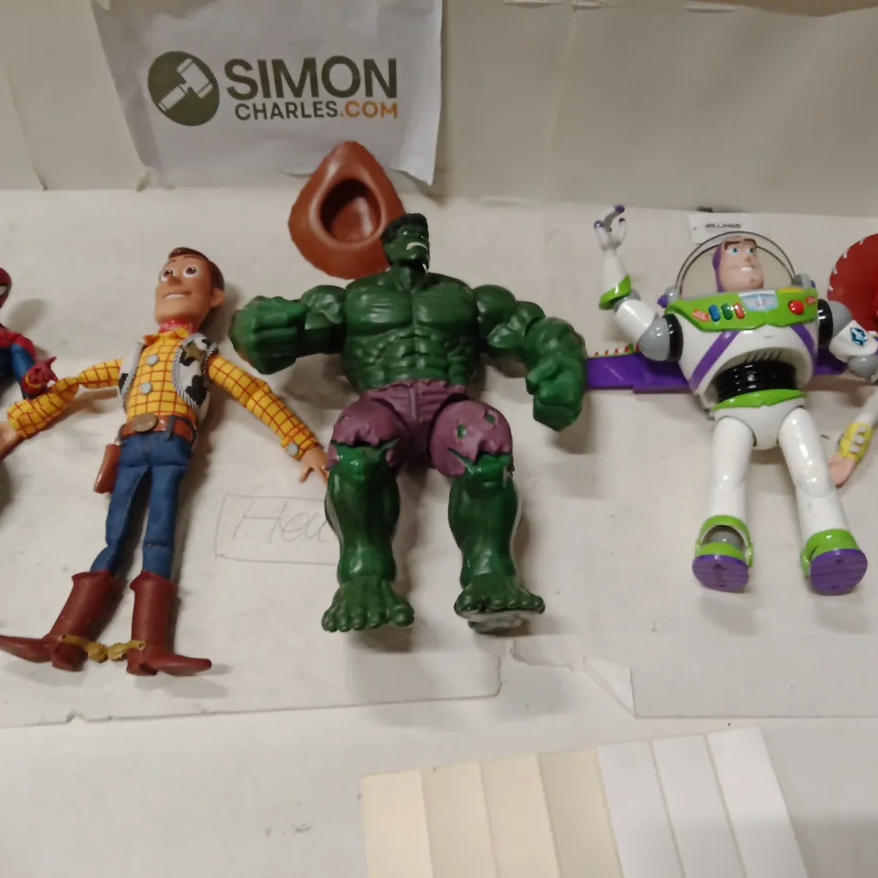 BOX OF ASSORTED KIDS FIGURES
