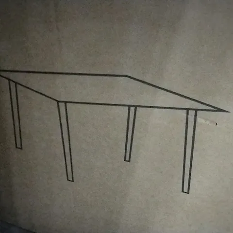 BOXED CHOWCHILLA DINING TABLE (CORNERS BOX 1 OF 2)