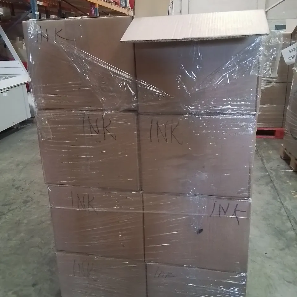 PALLET CONTAINING A LARGE QUANTITY OF INK CARTRIDGES 