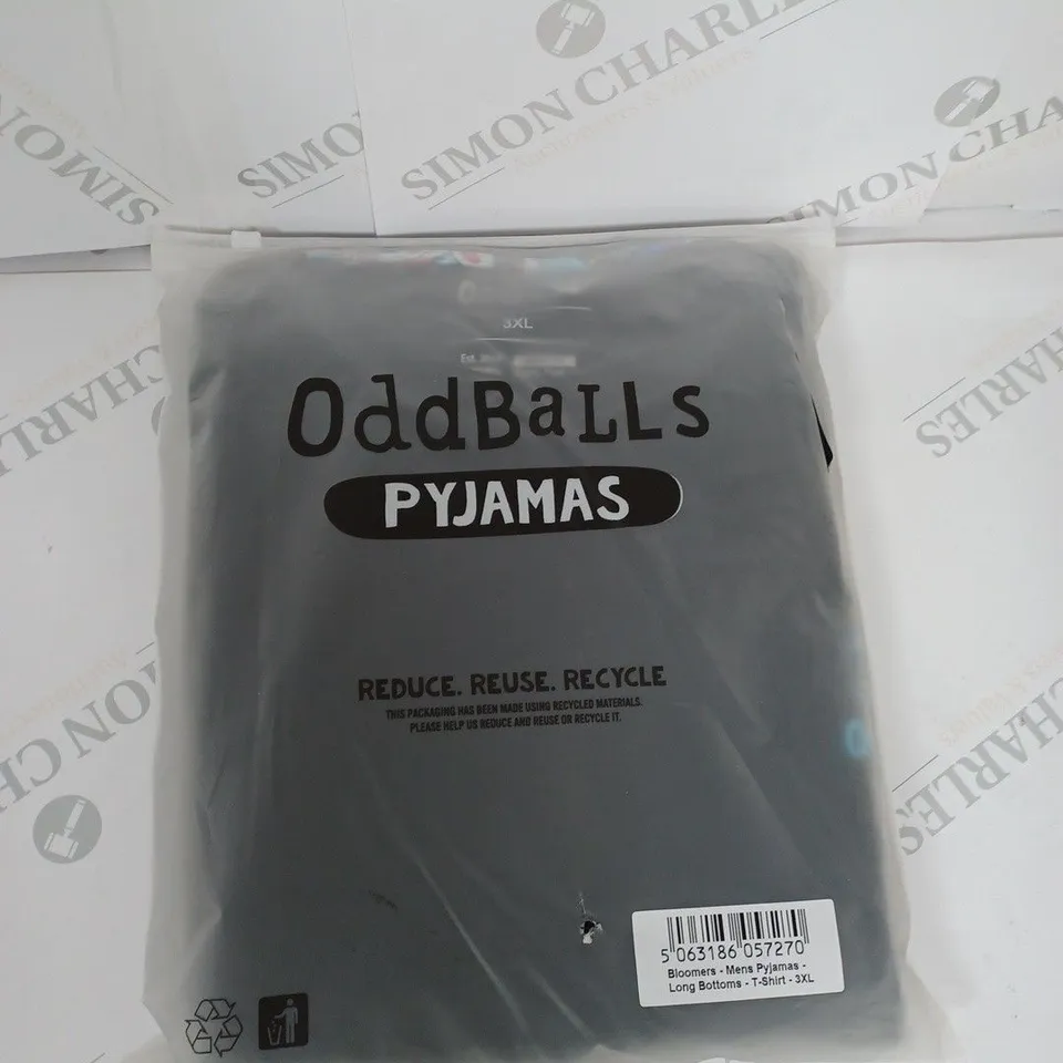 ODDBALLS BLOOMERS MENS PYJAMAS SIZE 3XL