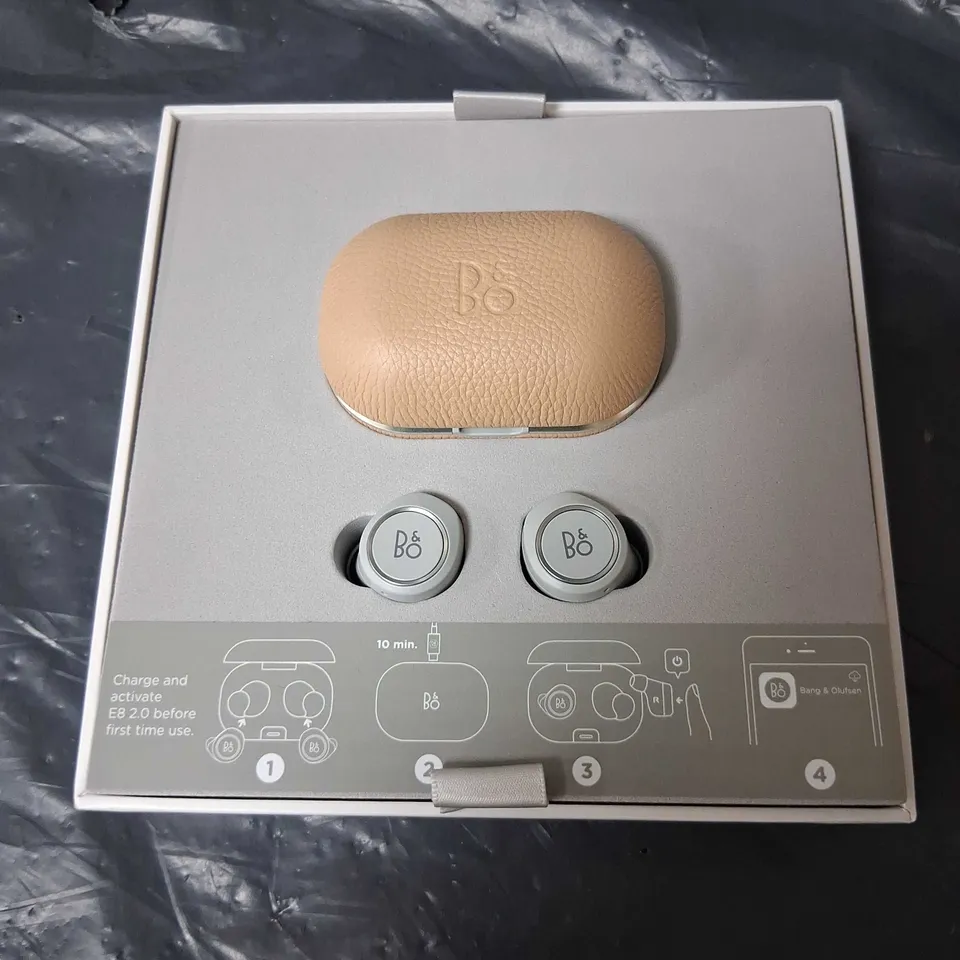 BOXED BANG AND OLUFSEN E8 2.0 TRULY WIRELESS EARPHONES 