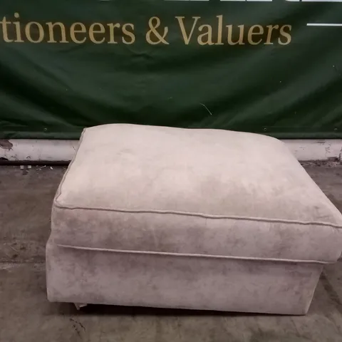 QUALITY DESIGNER BEIGE FOOTSTOOL