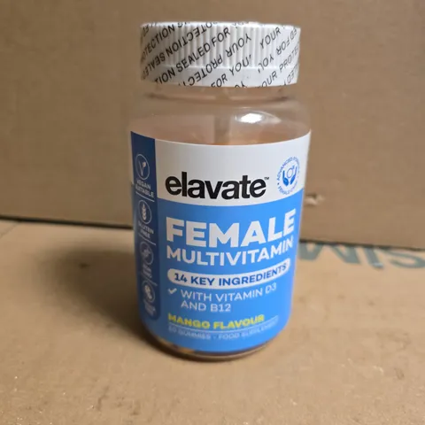 ELAVATE FEMALE MULTIVITAMIN GUMMIES (MANGO FLAVOUR) - 60 GUMMIES