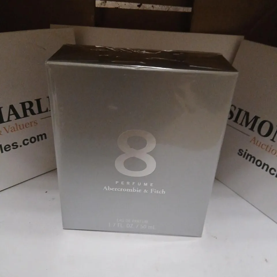 BOXED AND SEALED 8 PERFUME ABERCROMBIE AND FITCH EAU DE PARFUM 50ML