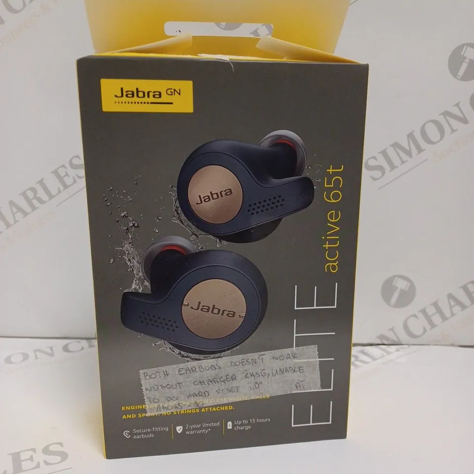 BOXED JABRA ELITE ACTIVE 65T EARBUDS