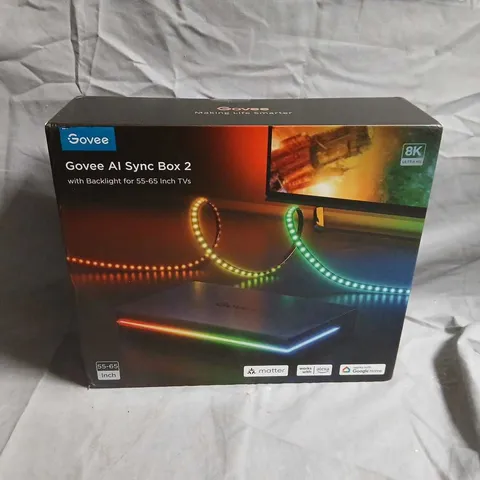 GOVEE AI SYNC BOX 2 TV BACKLIGHT KIT FOR 55-65 INCH TVS