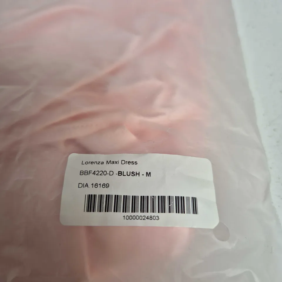 BABYBOO LORENZA MAXI DRESS – BLUSH, UK SIZE M