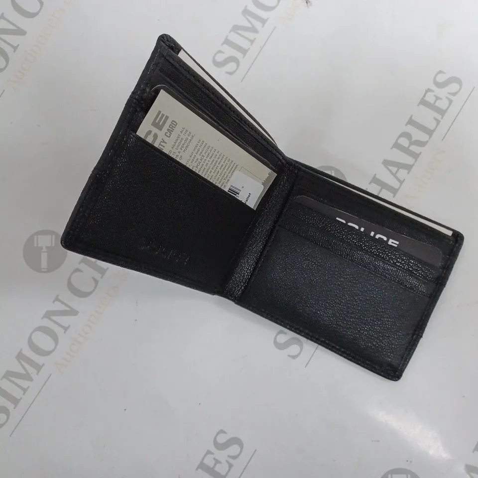POLICE BLACK LEATHER WALLET 