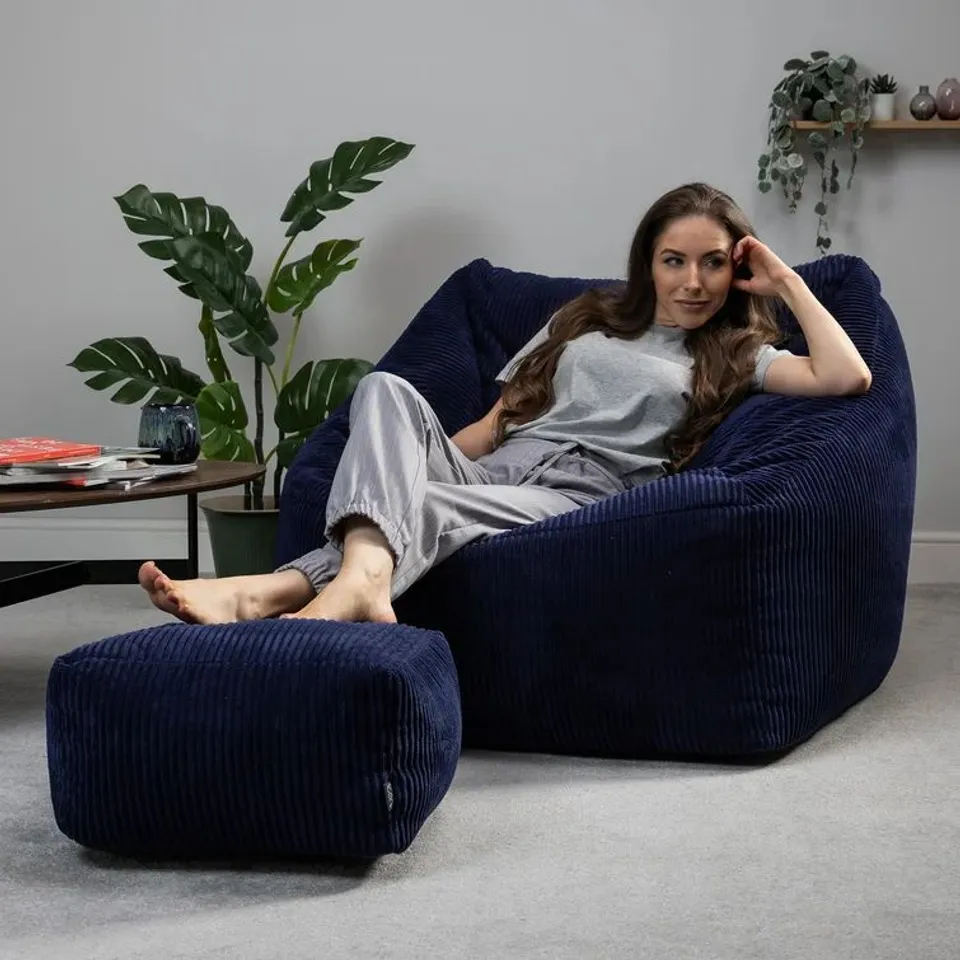 BIXED JUMBO BEAN BAG AND LOUNGER