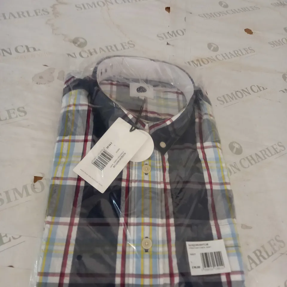 PRETTY GREEN STRATHAM CHECK SHIRT SIZE L 