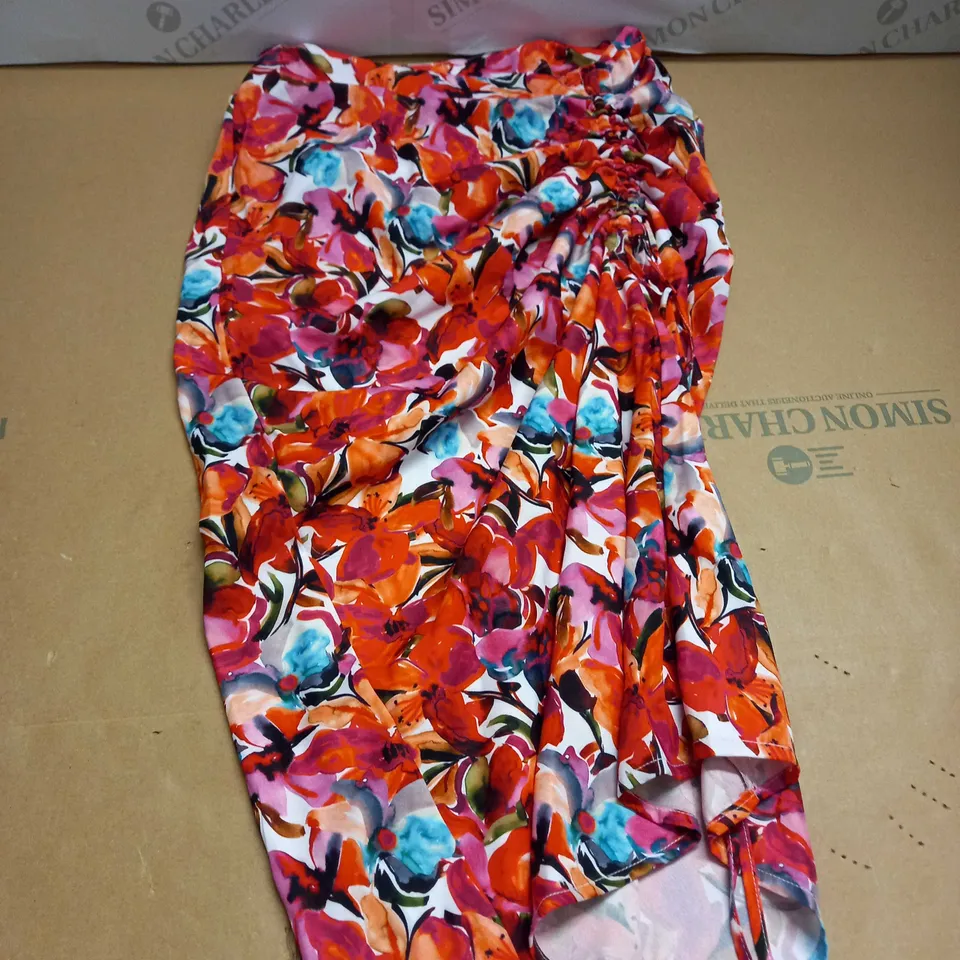 FRENCH CONNECTION RUCHE SKIRT PRINT SIZE M