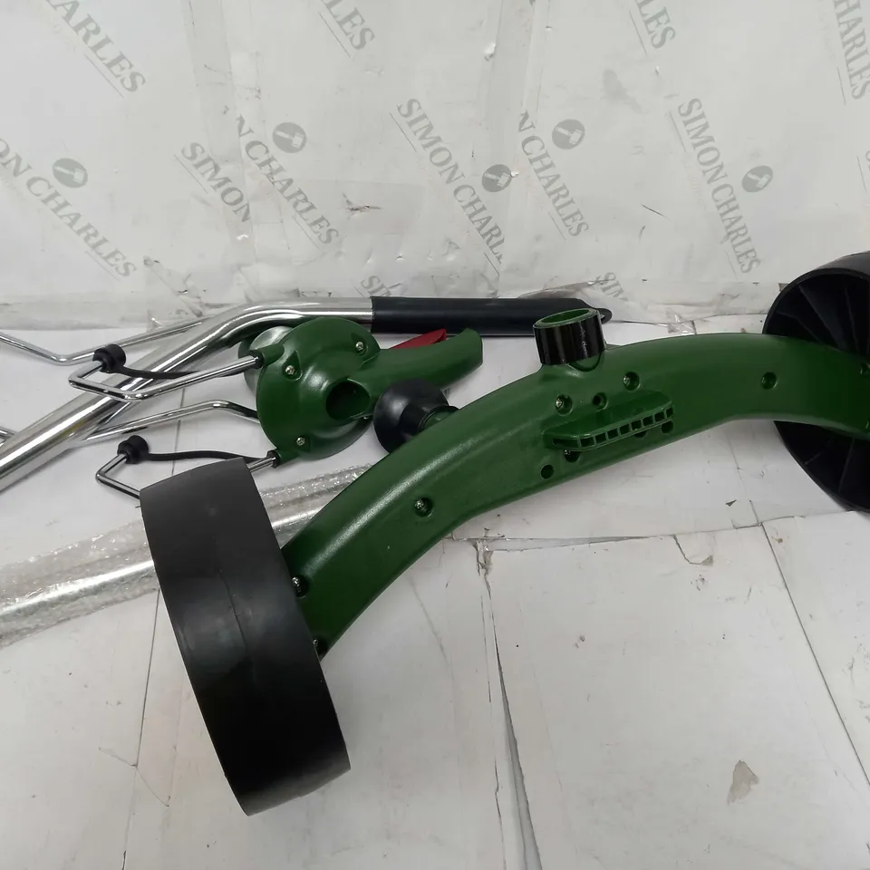 BOXED PLANT POT MOVER IN GREEN