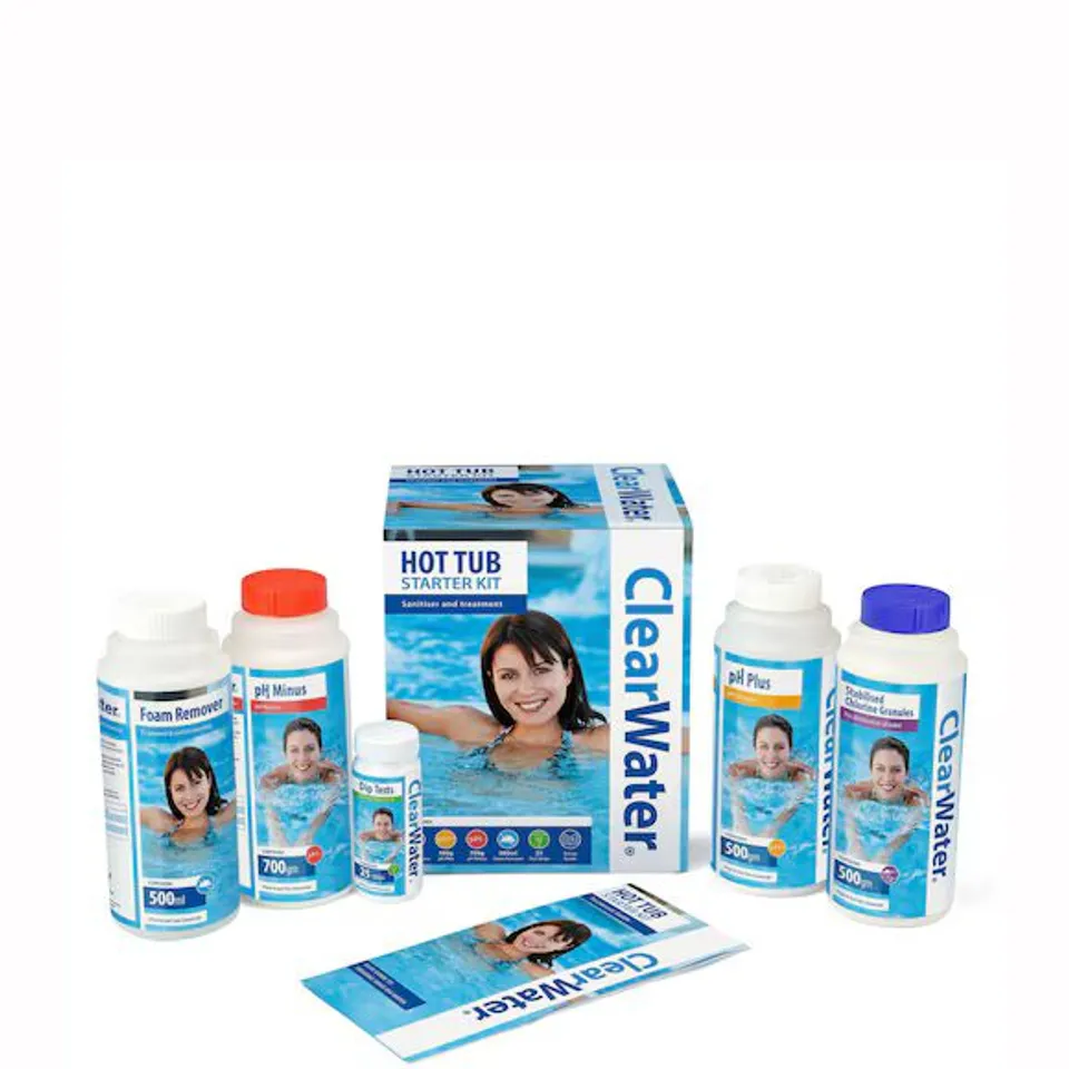 CLEARWATER HOT TUB CHEMICAL STARTER KIT
