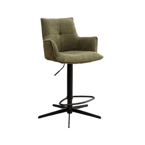 BOXED JACOB BAR   STOOL   -   GREEN