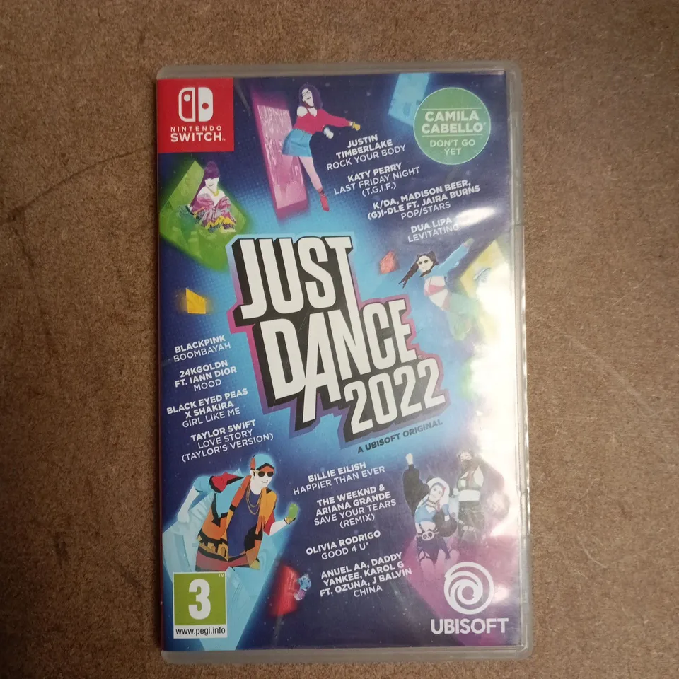 JUST DANCE 2022 NINTENDO SWITCH VIDEO GAME
