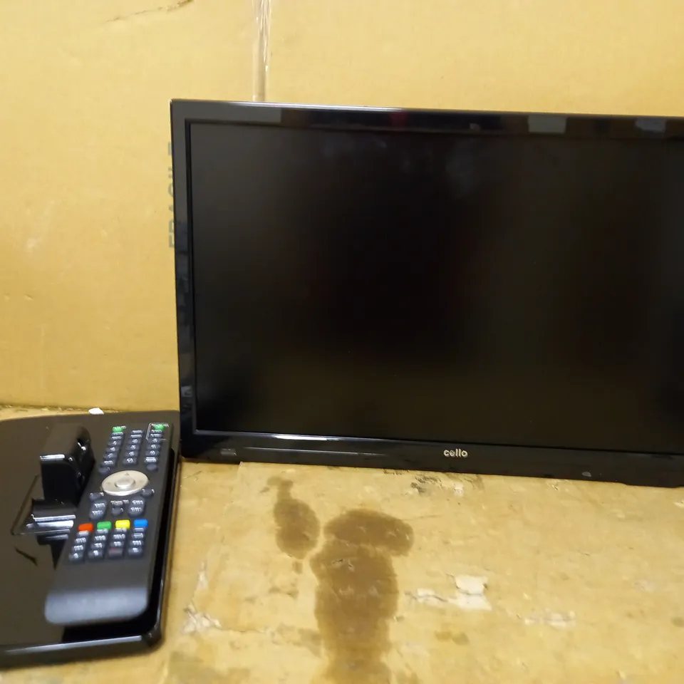 CELLO 20" WIDE SCREEN LED TV WITH DVD PLAYER