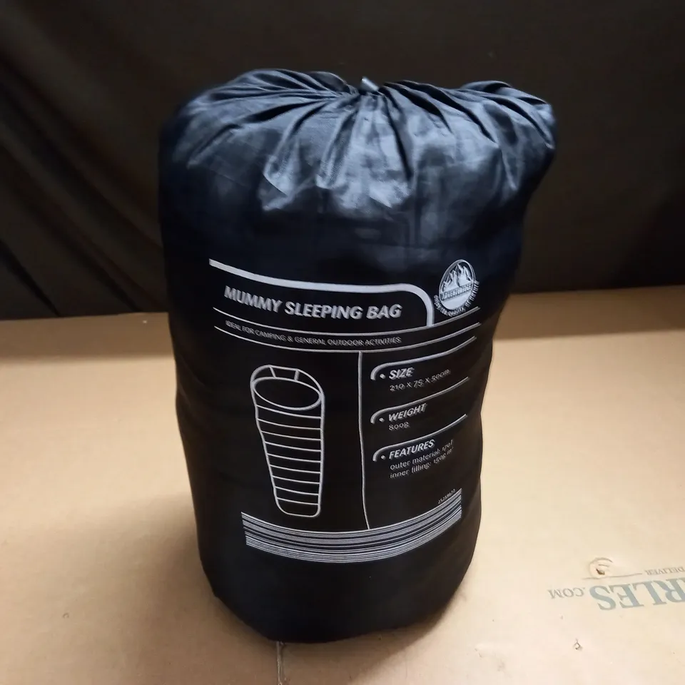 BLUE 800G MUMMY SLEEPING BAG 