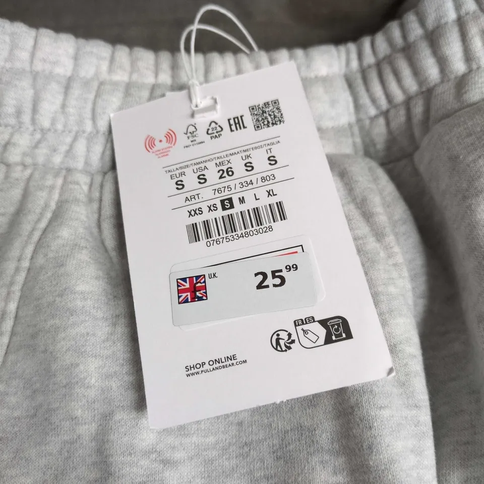 PULL&BEAR GREY SWEATPANTS – SIZE S