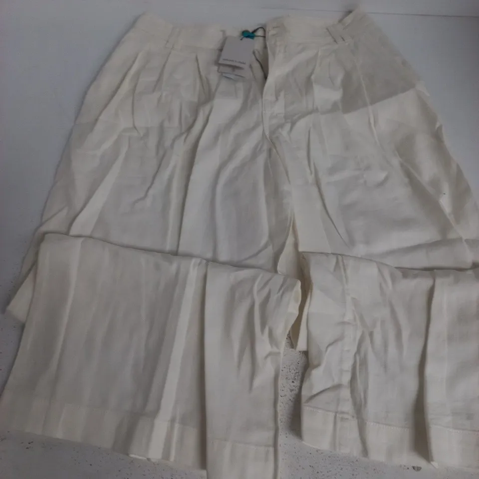 NOBODYS CHILD ARCHIE TROUSERS IN WHITE - UK 14S