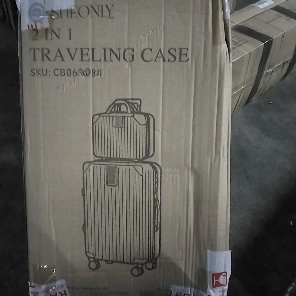 BOXED SHEONLY 2 IN 1 TRAVELLING CASE