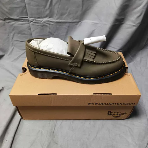DR MARTENS ADRIAN SLIP ON SHOES IN OLIVE - 7