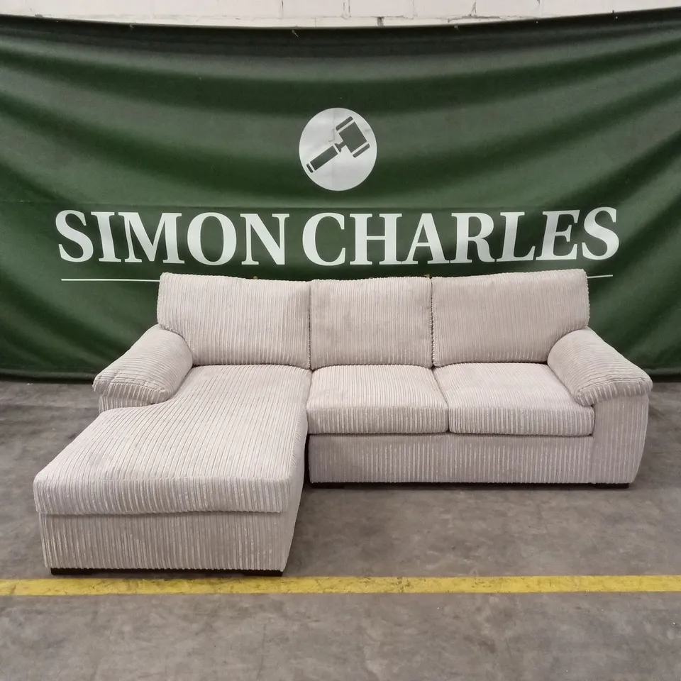 AMALFI 3 SEATER STANDARD BACK LEFT HAND FABRIC CORNER CHAISE SOFA RRP £899