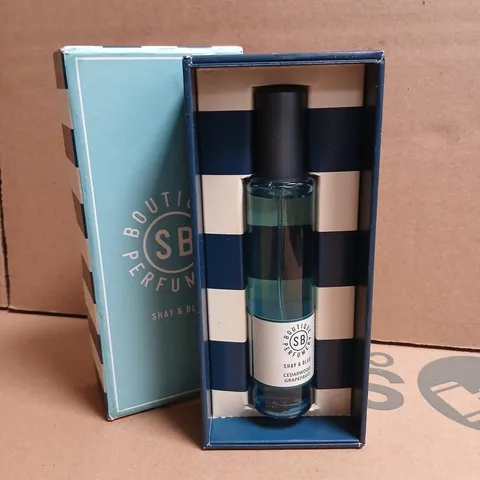 SHAY & BLUE CEDARWOOD GRAPEFRUIT – BOUTIQUE PERFUME 30ML