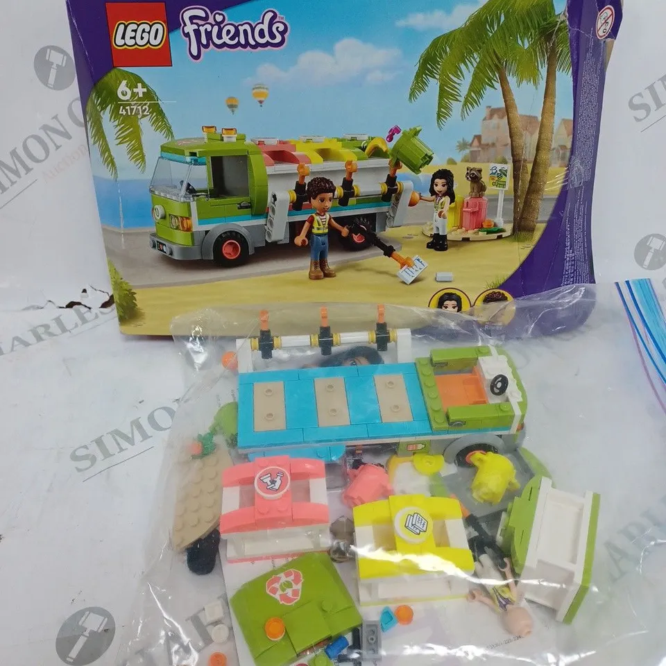 LEGO FRIENDS RECYCLING TRUCK TOY