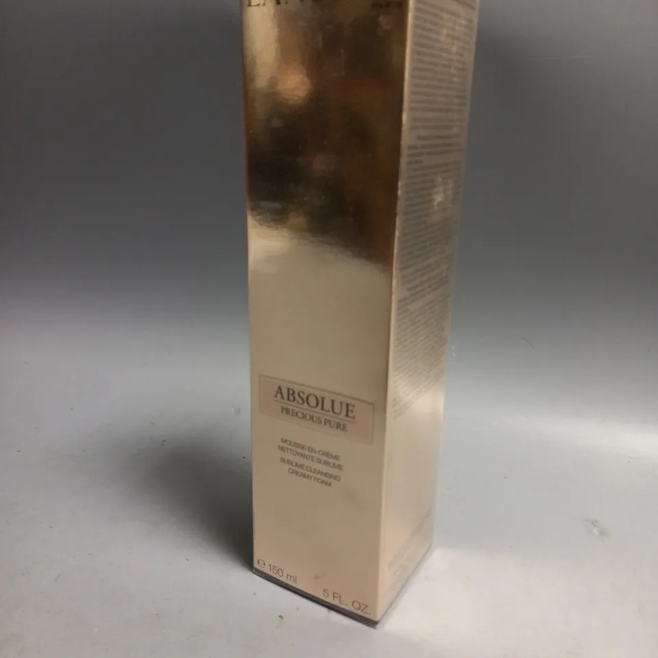 BOXED AND SEALED LANCOME ABSOLUE SUBLIME CLEANSING CREAMY FOAM (150ML)