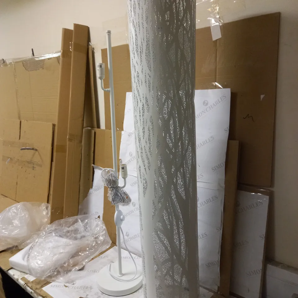 JOHN LEWIS DEVON FLOOR LAMP, WHITE [COLLECTION ONLY]