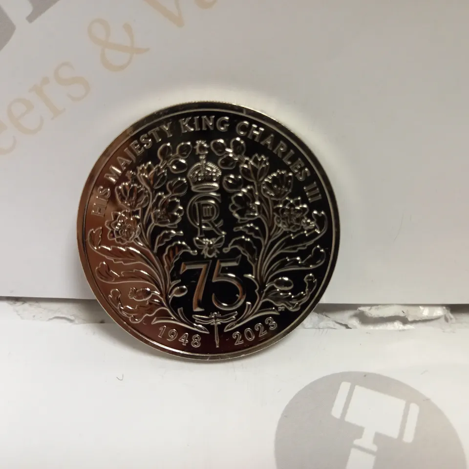 HIS MAJESTY KING CHARLES III 1948-2023 COMMEMORATIVE COIN