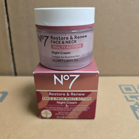 NO7 RESTORE & RENEW FACE & NECK NIGHT CREAM – 50 ML