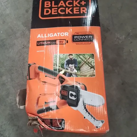 BOXED BLACK & DECKER 18V 2.0AH ALLIGATOR POWERED LOPPER 