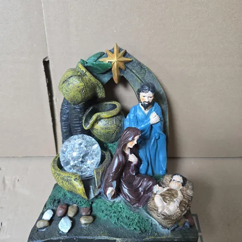 THE NATIVITY STORY WATER FOUNTAIN 