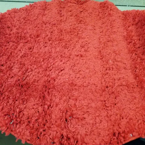 BRAND NEW PACO HOME SKU 250 AREA RUG IN RED (80X80CM)