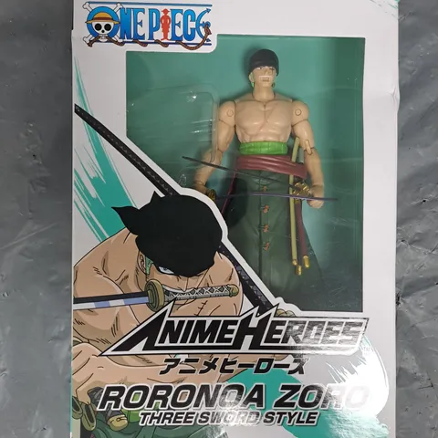 BOXED ANIME HEROES COLLECTIBLE FIGURE - ONE PIECE - RORONOA ZORO