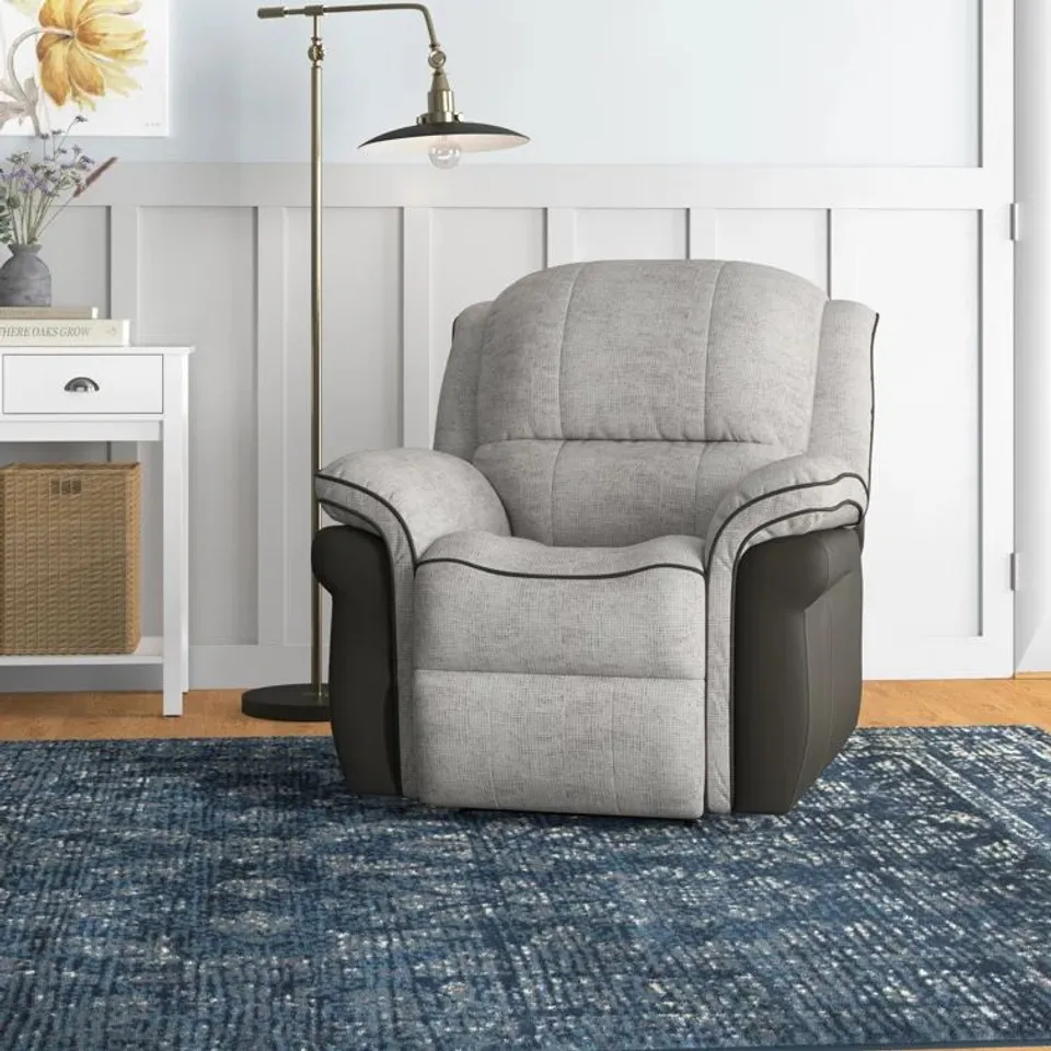 BOXED ARROS MANUAL RECLINER UPHOLSTERY 