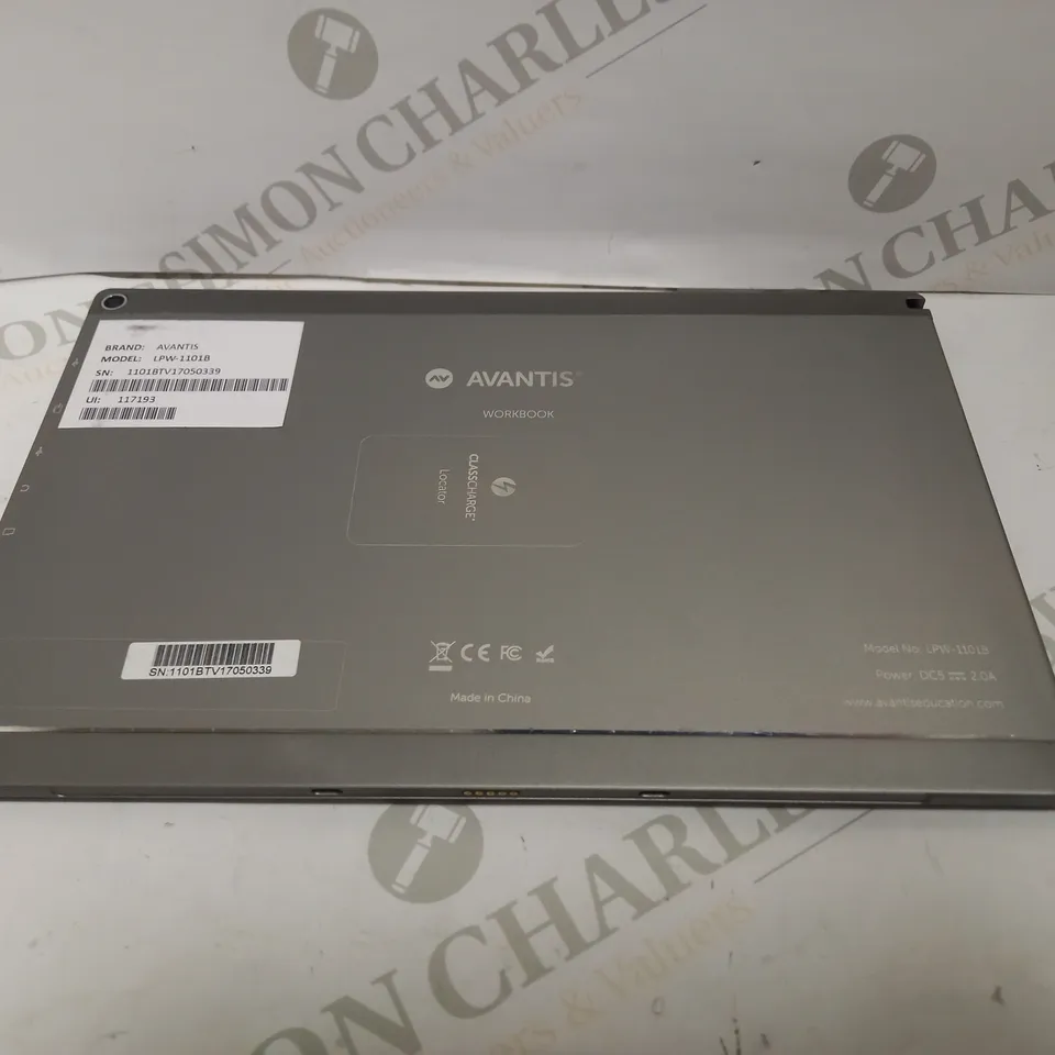 AVANTIS LPW-1101B WORKBOOK TABLET 