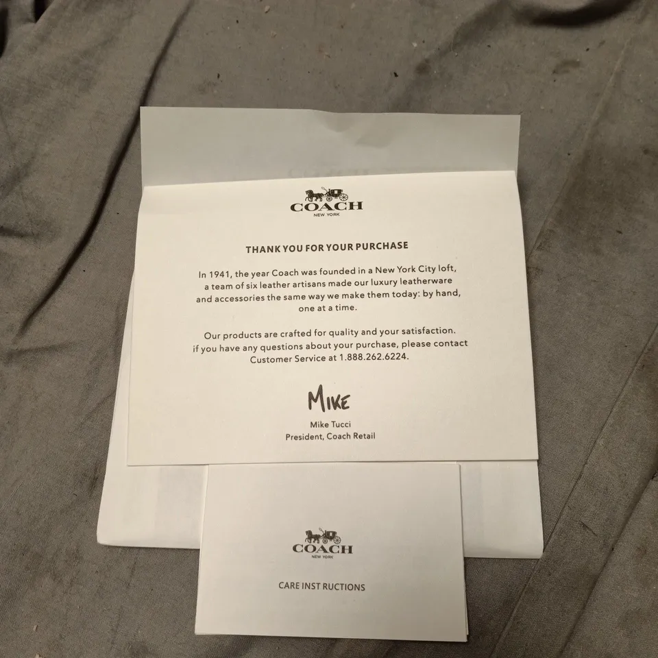 COACH TABBY SHOULDER BAG 26 – BLACK QUILTED LEATHER BOXED