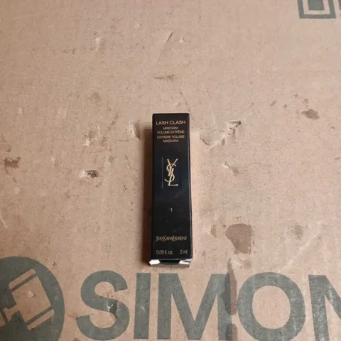 YVES SAINT LAURENT LASH CLASH MASCARA 1 NOIR BLACK 2ML BOXED