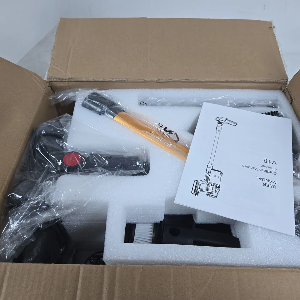 CORDLESS VACUUM CLEANER MODEL V18 BOXED