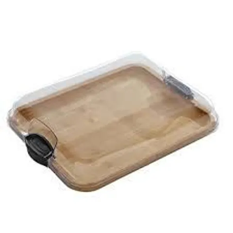 FARBERWARE BAMBOO SHARING BOARD WITH LOCKING LID