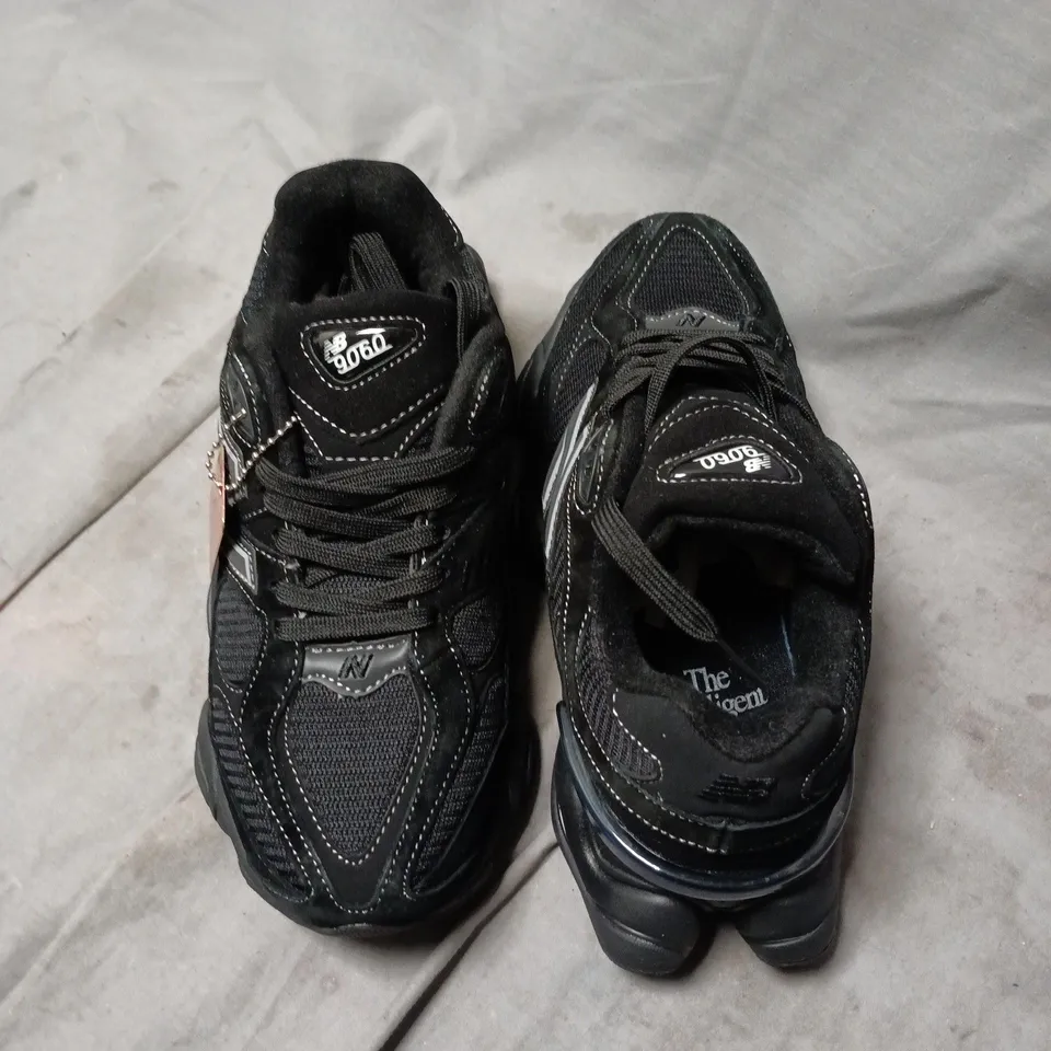NEW BALANCE 9060 BLACK TRAINERS - UK 5.5