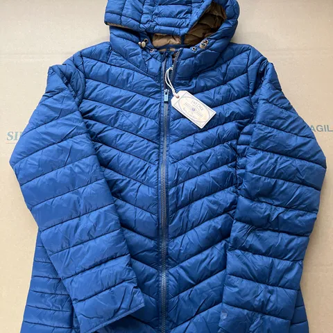 FATFACE RUBY PUFFER JACKET IN NAVY SIZE 12