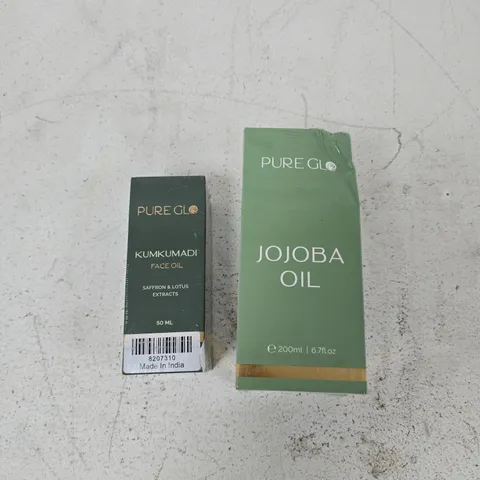 PURE GLOW KUMKUMADI FACE OIL 50ML & JOJOBA OIL 200ML β BOXED