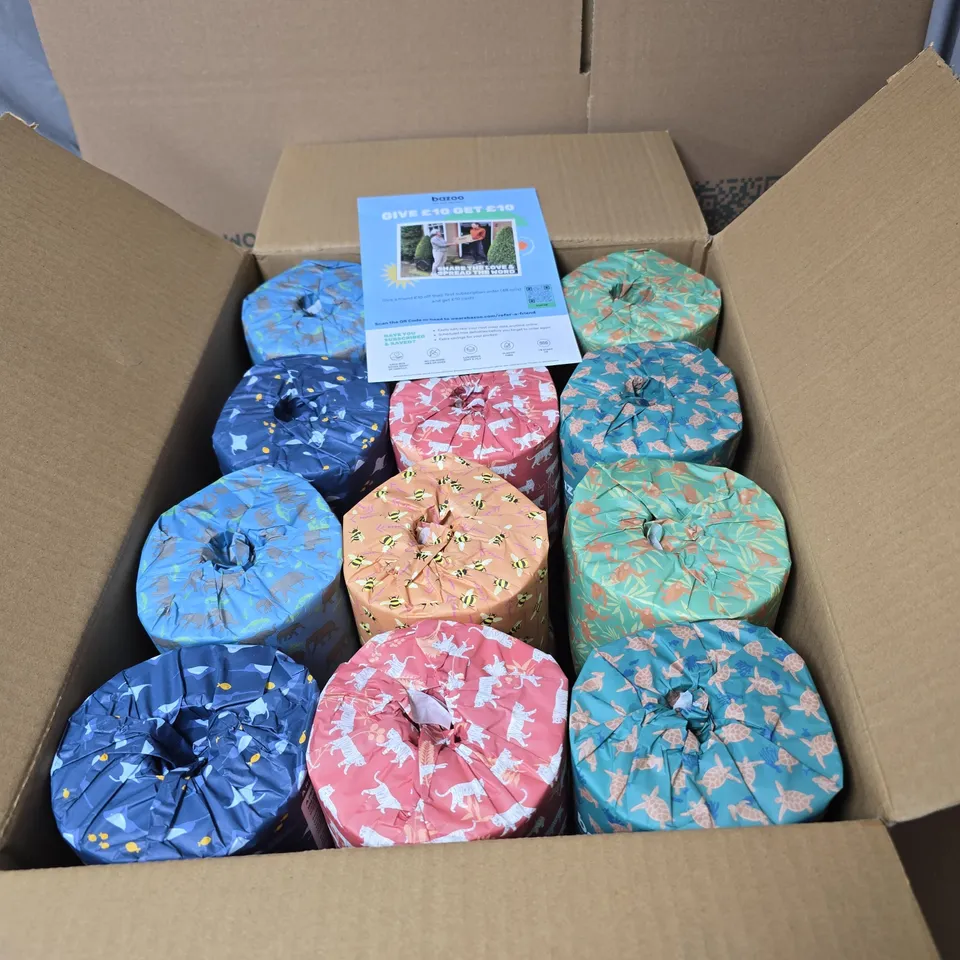 BAZOO 100% TREE FREE TOILET ROLLS 48 ROLLS BOXED